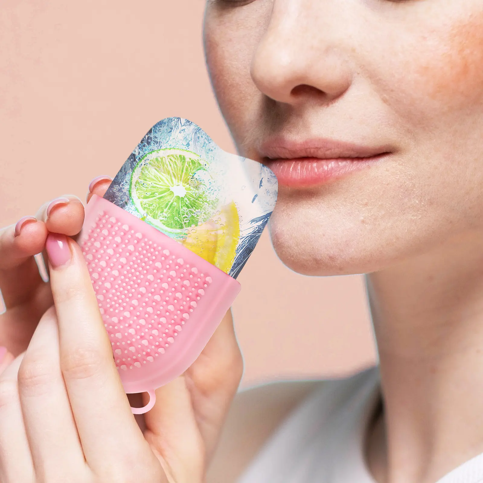 

Premium Silicone for Face Massage Reduces Puffiness Tightens Skin Soothes Sun Redness Facial Cooling Tool Ice Face