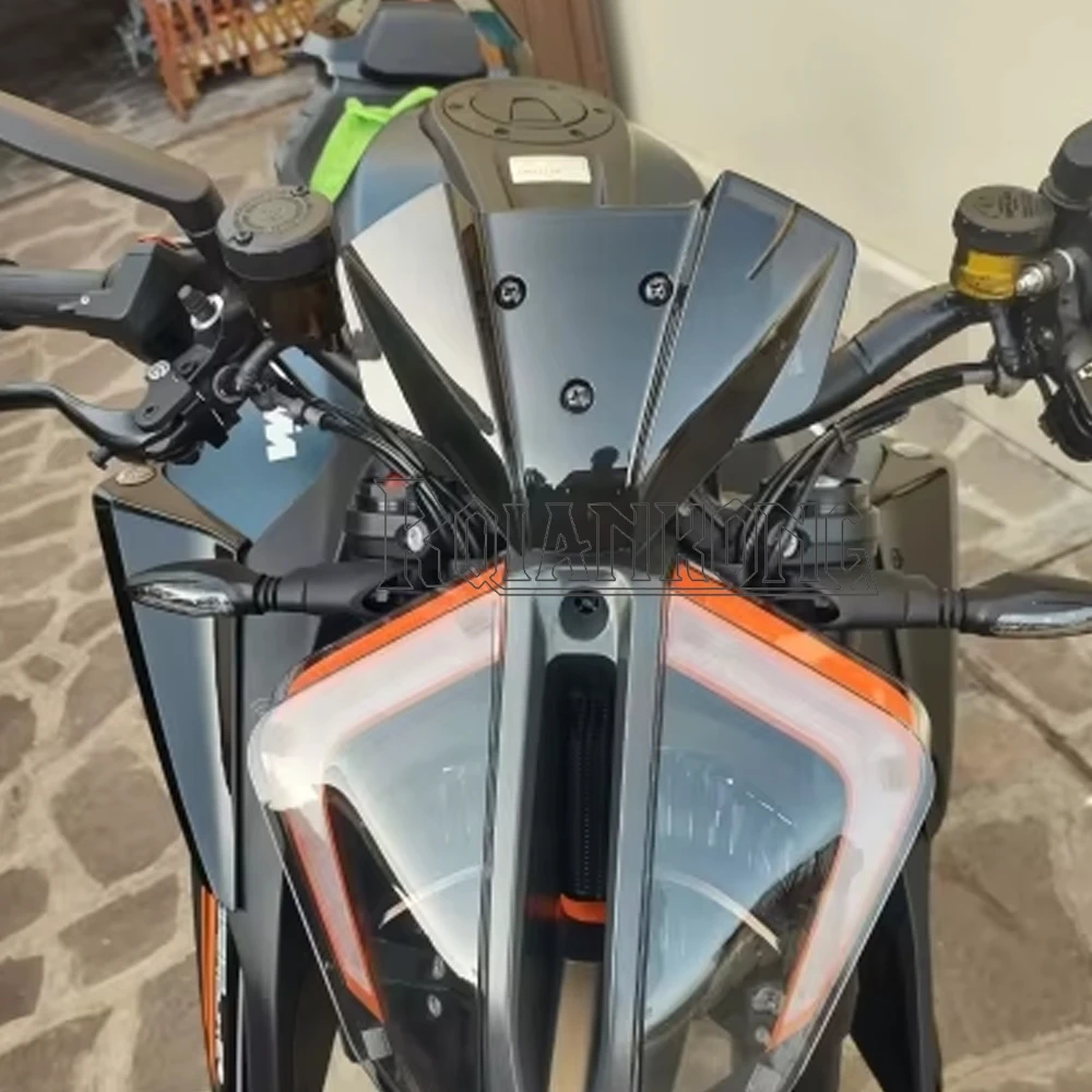 Windscreen Wind Shield Deflector Cover For KTM 1290 Super Duke R MY20 2020 2021 2022 2023 Windshield DUKE 125 250 390 2024 2025