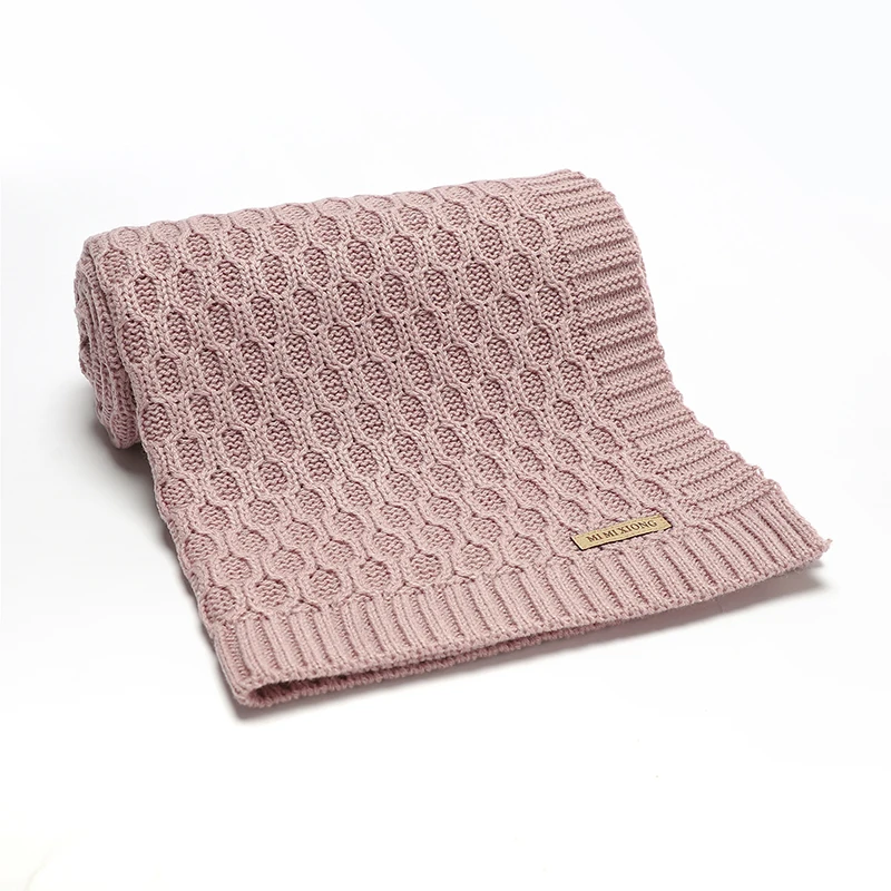 Super Soft Baby Blankets Newborn Infant Kids Boy Girl Stroller Swaddle Wrap Mats Lightweight Knit Toddler Throw Receiving Quilts