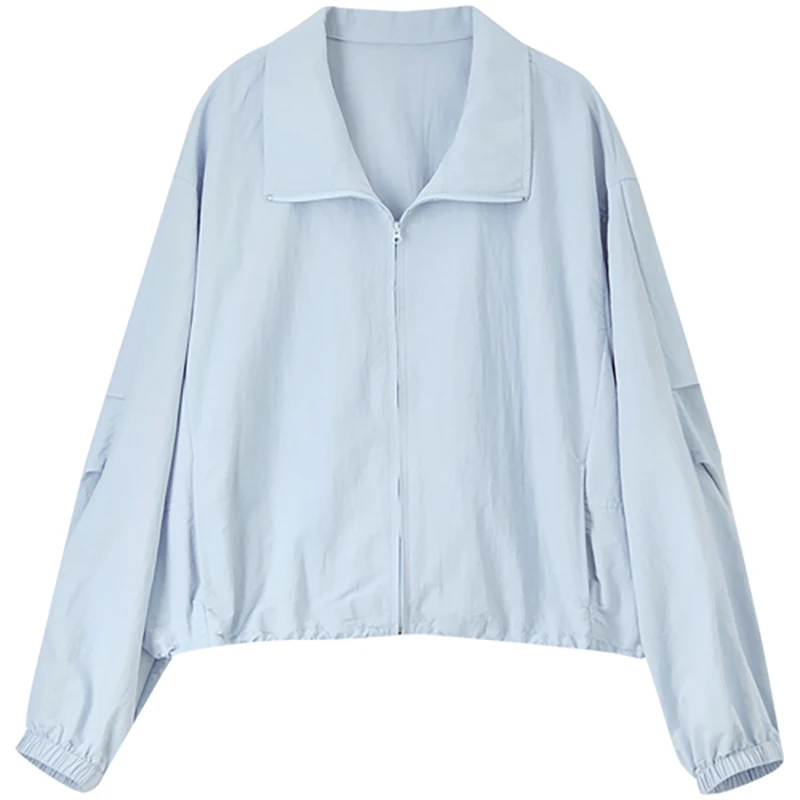 SENTUBILA Women Coat Autumn 2025 Sports Leisure Sunscreen Clothing Comfortable Outdoor UV Protection Coat 151R58940