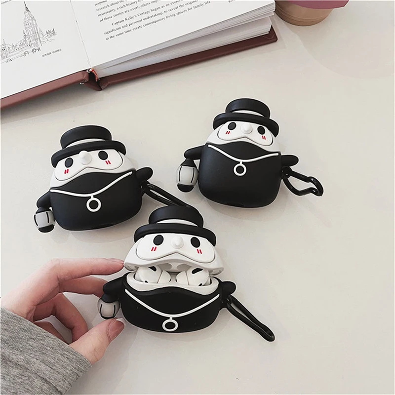 3D Cute Cartoon Doctor Schnabel Earphone Case For Airpods Pro 2022 Silicone Shockproof Cover For Airpods 2 3 2021 Charging Box