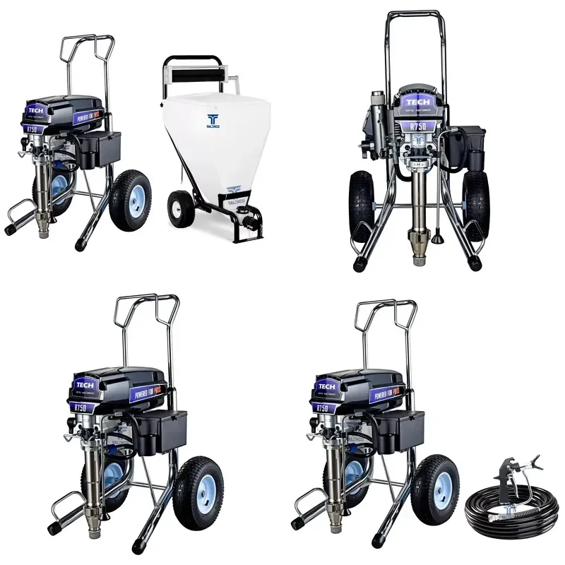 R750 Mark X Airless Putty Sprayer 9L/Min Mark 10 Heavy Sprayer
