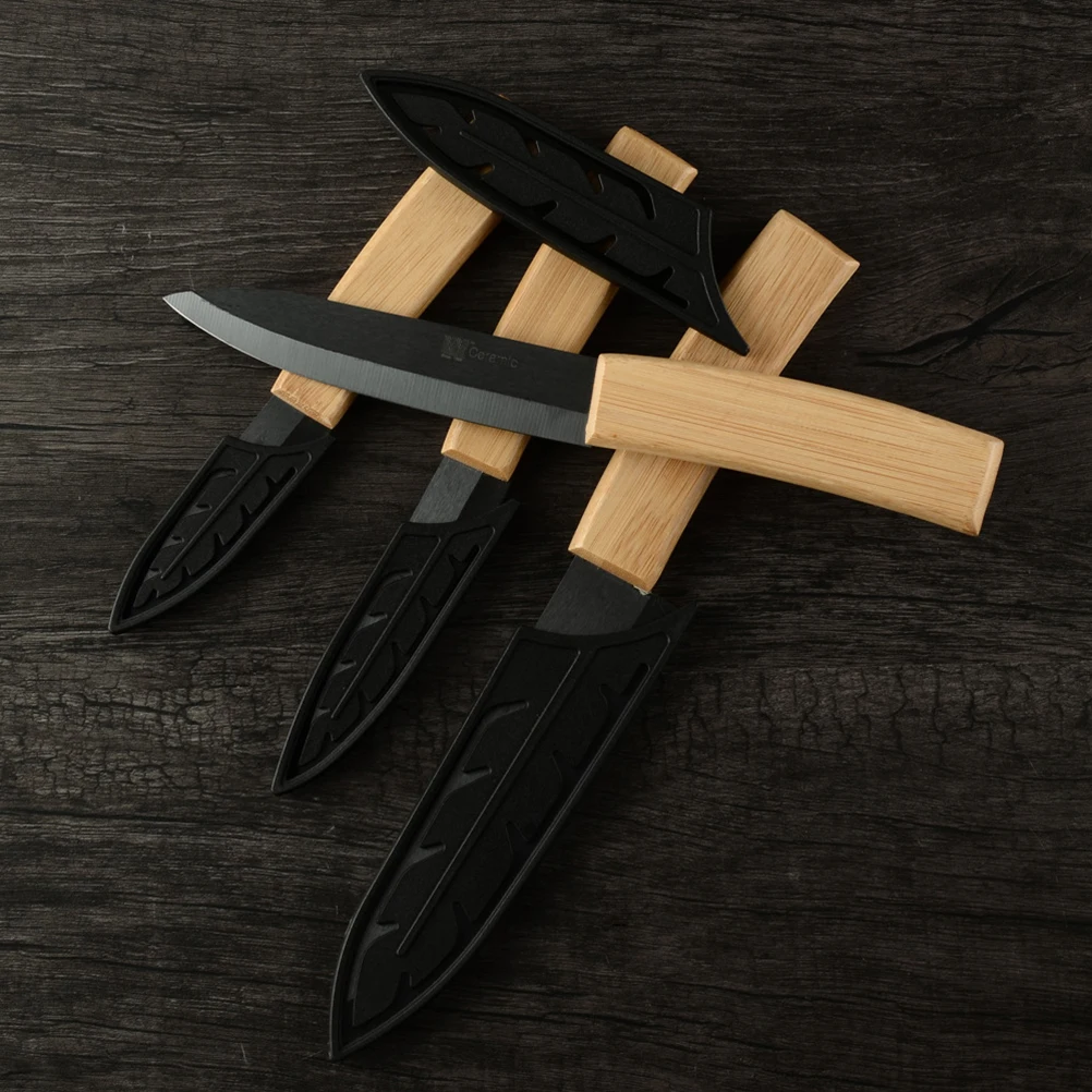

10 Pcs Ceramic Knife Cover Safety Sheaths Sleeve Protective Creative Ceramics