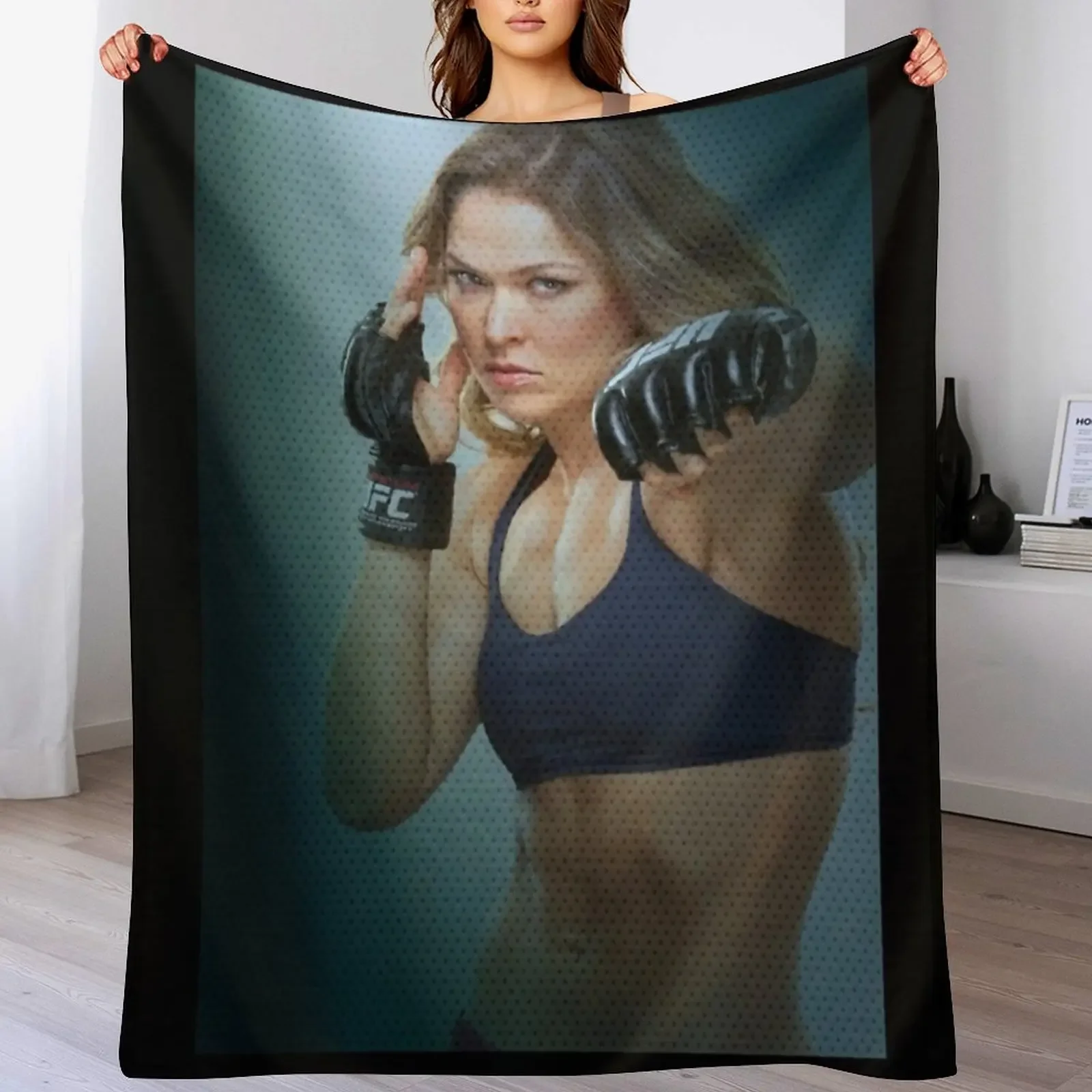 

Ronda Rousey Throw Blanket All Weather Soft Throw Blanket for Sofa