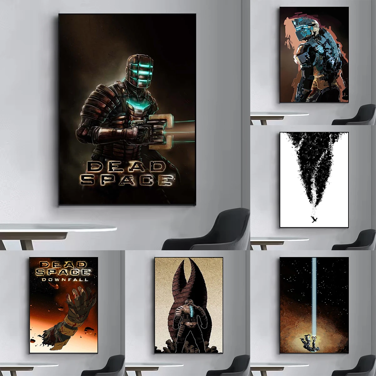 

D-Dead Space Classic Movie Posters HD Quality Poster Wall Art Painting Study Nordic Home Decor