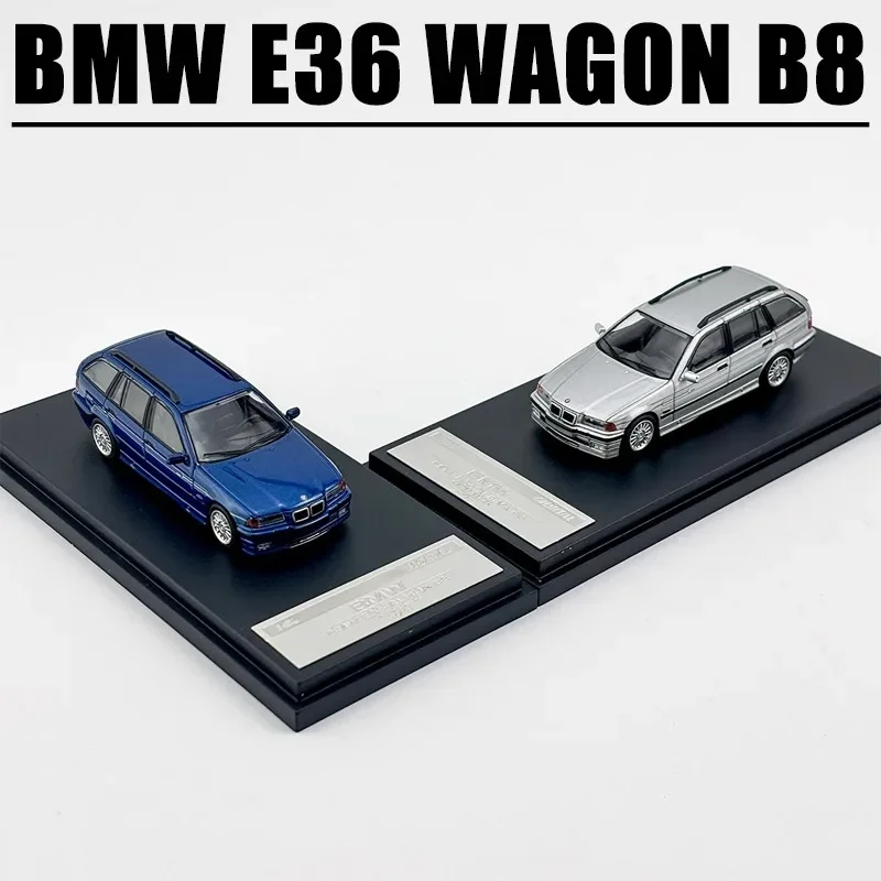 Mortal Scale 1/64 BMW E36 WAGON B8 Limited Edition ของเล่นมอเตอร์รถโลหะ Diecast รุ่นของขวัญ