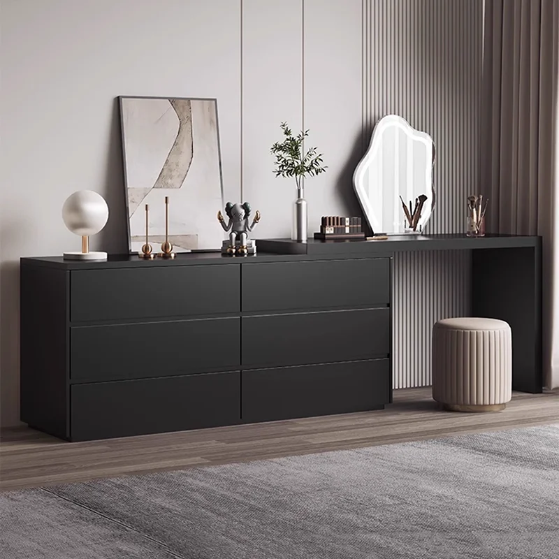 

Bedroom Makeup Vanity Table Mirror Desk Chair Storage Drawers Cabinet Mobile Dressing Table Luxury Penteadeira Home Furniture