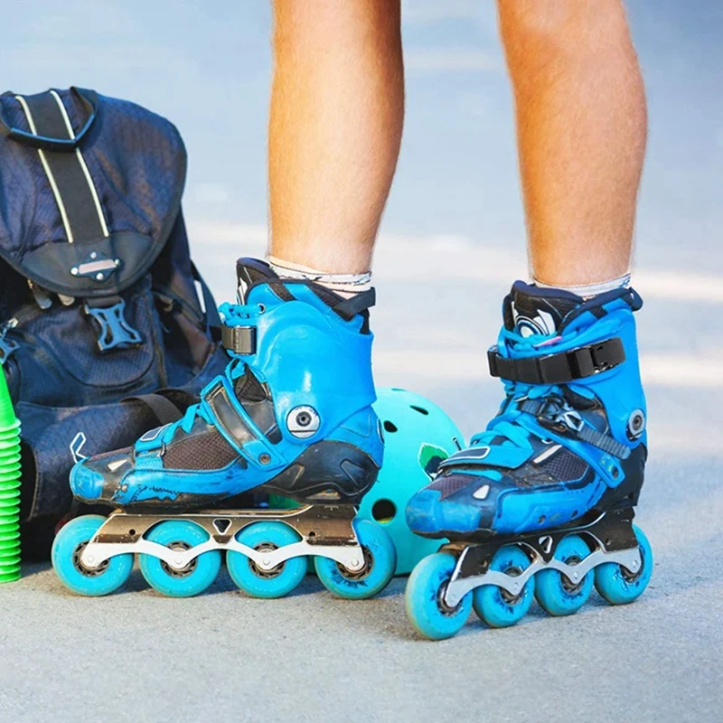 Correia de substituição para homens e mulheres, sapatos de patinação, correia energética, fivelas, parafusos, conjunto 4