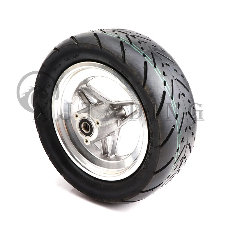 For Electric Scooter 11 Inch Inflatable Vacuum wheel 90/65-6.5 City Road Thickening Tubeless Tire with Aluminum Alloy Rim