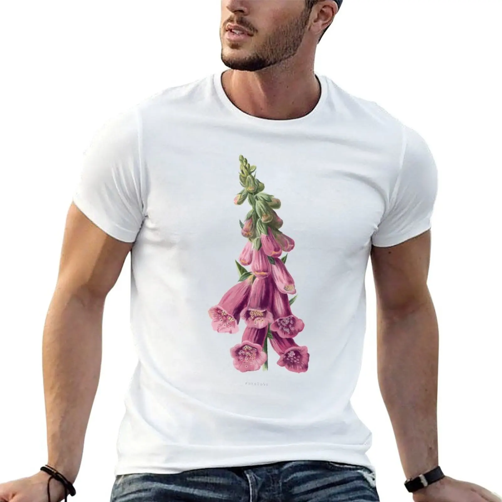 Foxglove Print, Original Flower Print, Botanical Antique, Antique print, Foxglove Wall art, Foxglove Flower, Botanical P T-Shirt