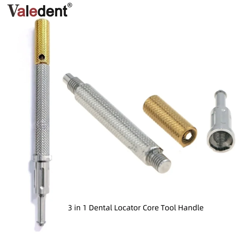 Dental Implant 3 in 1 Dental Locator Core Tool Metal Handle Tool Insert Drivers for Various Types of Torque Wrenches Available