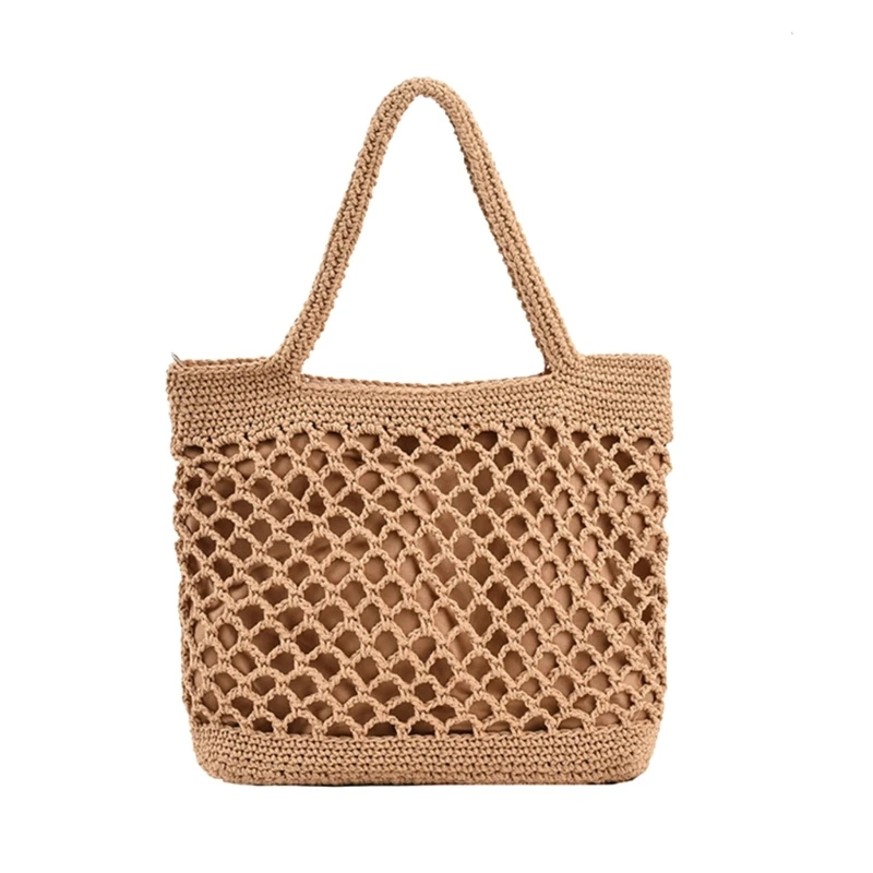 Bolso de mano versátil para mujer, bolso de mano de moda de verano para playa, actividades al aire libre y picnics