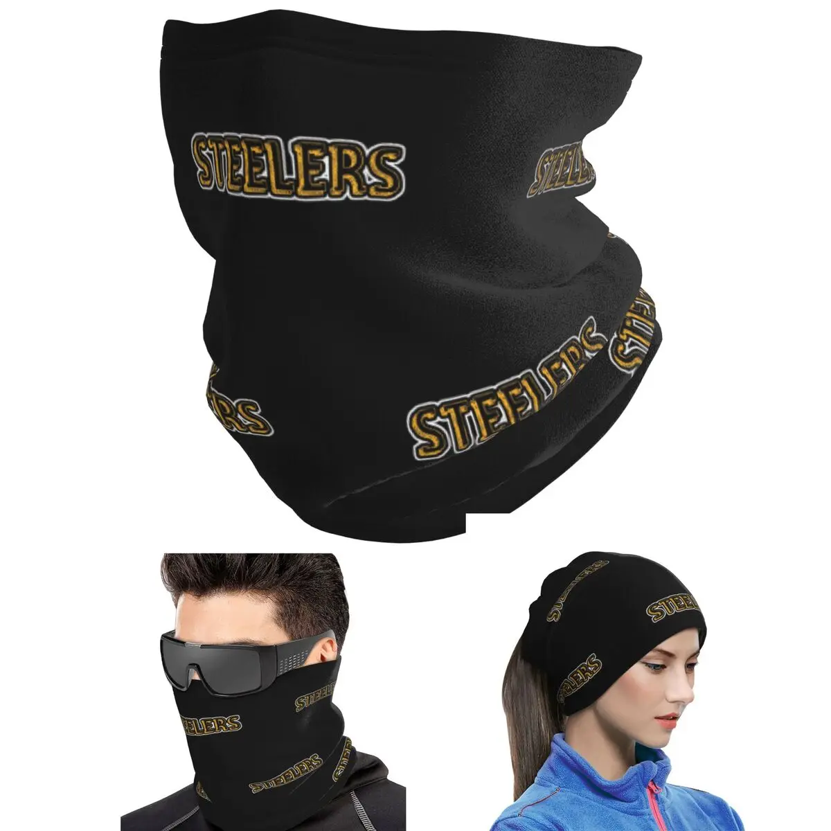 Steel Sketch (Pittsburgh Steelers) Bandana Neck Cover Face Scarf Multifunction Cycling Scarf For Men Women Adult Windproof