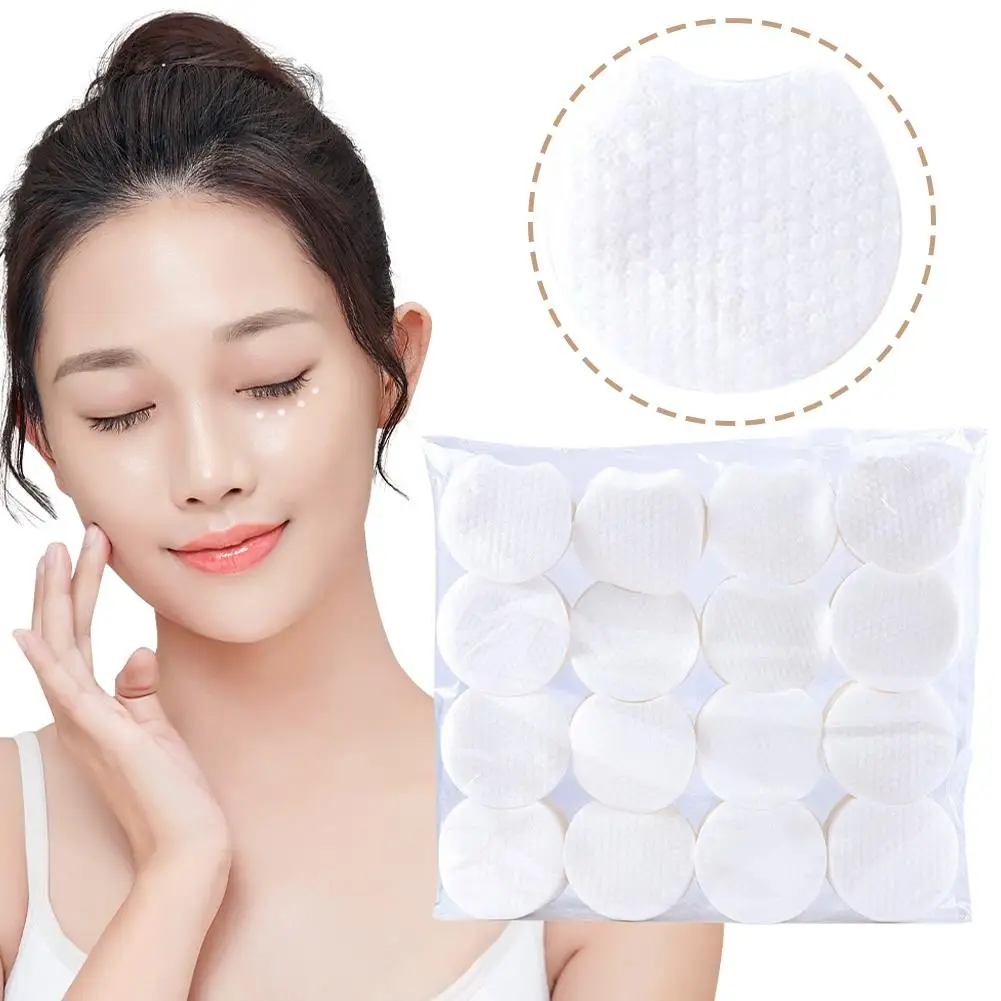 新しいパールコットンラウンドコットンパッド 300 個サリチル酸ウェットパッドノッチデザイン新しいメイク落としコットンパッドメイクアップツール