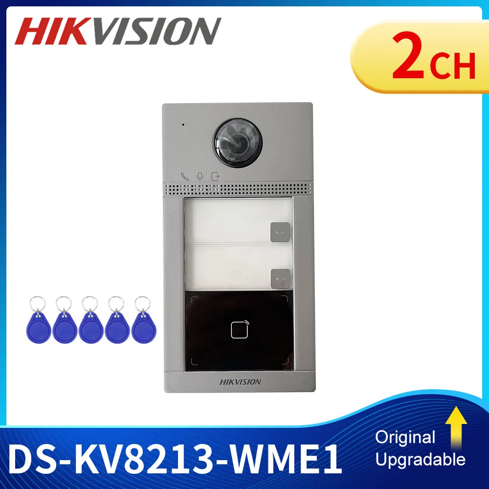 Hikvision DS-KV8213-WME1 Wireless IP Video Intercom Villa Door Station WIFI POE Doorbell IP67 IK08 DS-KV8413-WME1 DS-KV8113-WME1