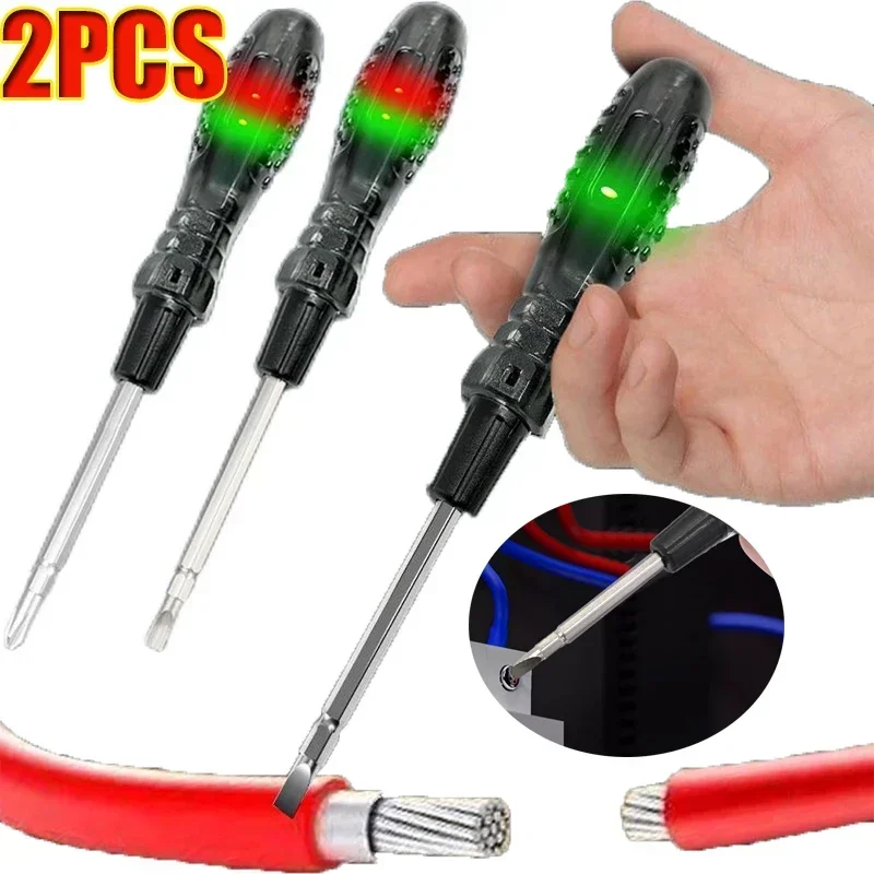 Phillips Screwdriver Neon Bulb Indicator Meter Smart Voltage Test Pen Induction Power Detection Circuit Indicator Auto Parts