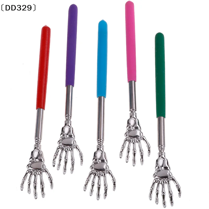 Extendable Hand Claw Back Scratcher Massager Stainless Steel Self Itching Relief〔DD329〕