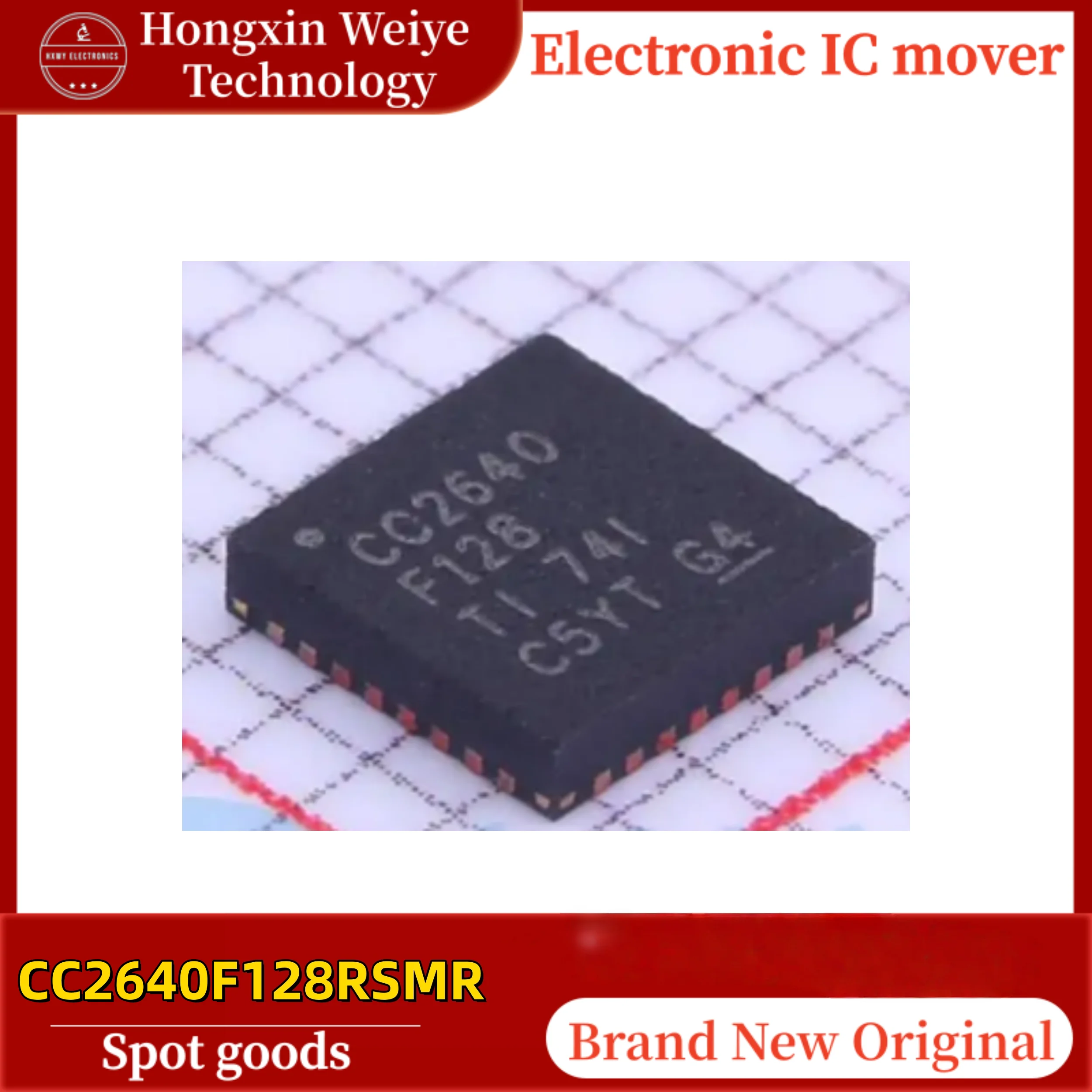 

5/10 PCS CC2640F128RSMR CC2640 QFN-32 Wireless Transceiver IC Brand New In Stock Fast Shipping