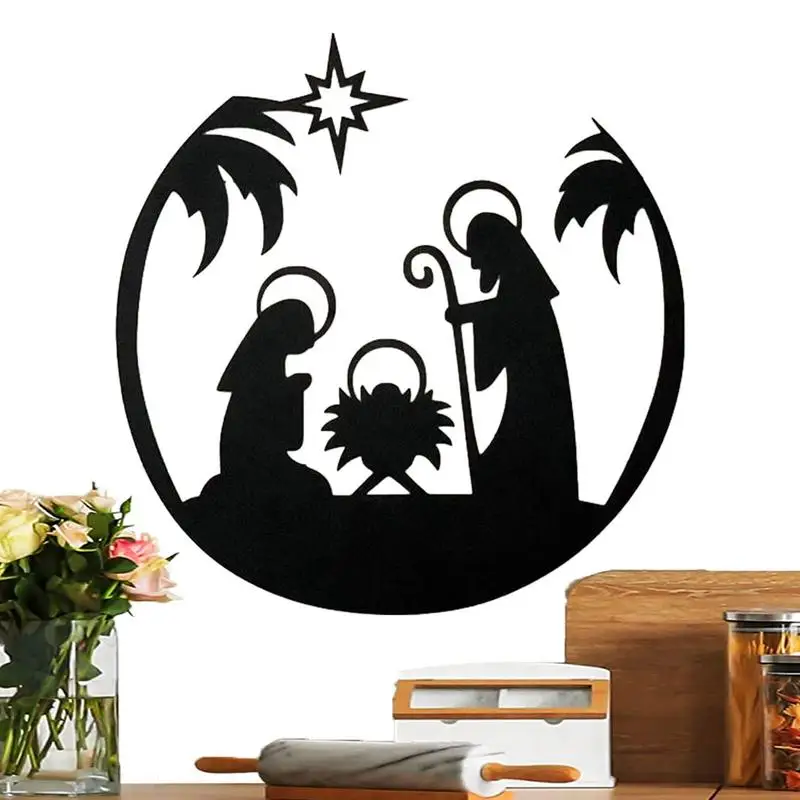 

Metal Nativity Scene For Wall Rustic And Aesthetical Metal Nativity Decor Home Decor Products For School Living Room Bedroom