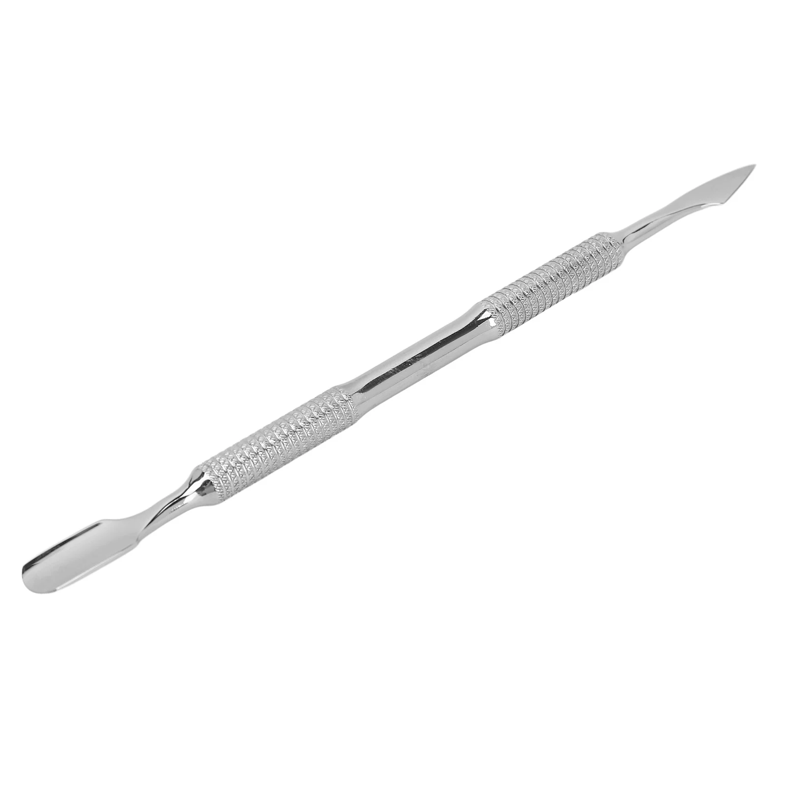 ZK40 더블 엔드 네일 푸셔 스테인레스 스틸 스크레이퍼 매니큐어 필러 네일 큐티클 죽은 피부 제거 도구