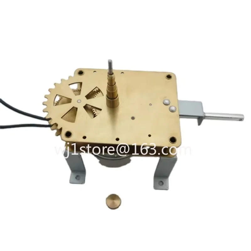 220 Volt Electric Clock Movement with Mounting Bracket and Regulator Metal High Torque Scanning Clock Motor