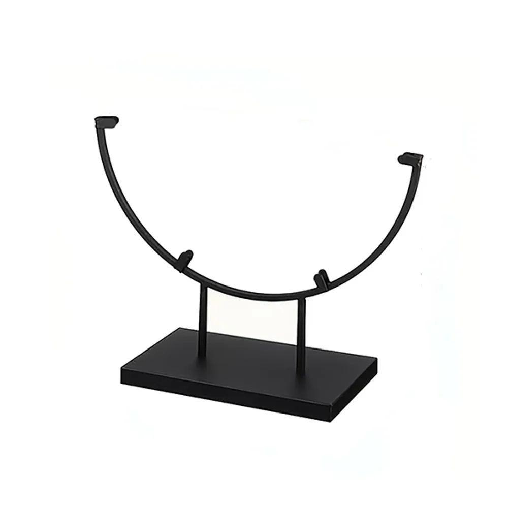 

Металлические подставки-мольберты с основанием, износостойкие круглые демонстрационные стойки для коллекций из плавленого стекла, декоративные держатели для тарелок