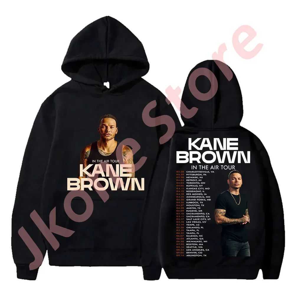 

Kane Brown Hoodies In The Air Tour Merch Sweatshirts Women Men Fashion Casual HipHop Style Pullovers