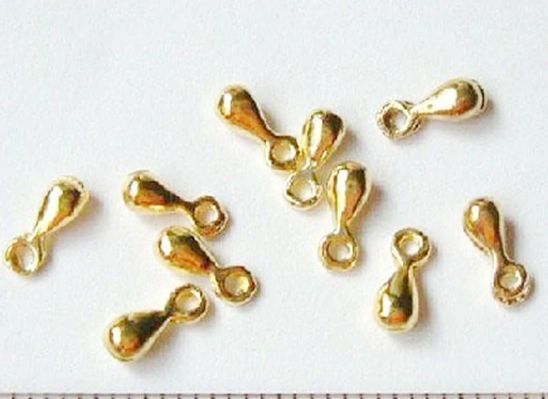 10000pcs JEWELRY FINDINGS,Gold plated crimp&end beads