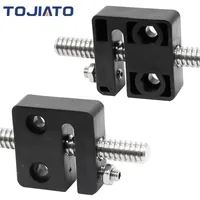 1-6pcs Anti-Backlash Nut Block for 8mm Diameter, 2mm Pitch 8mm Lead POM Screw Nut for CNC and 3D Printer parts