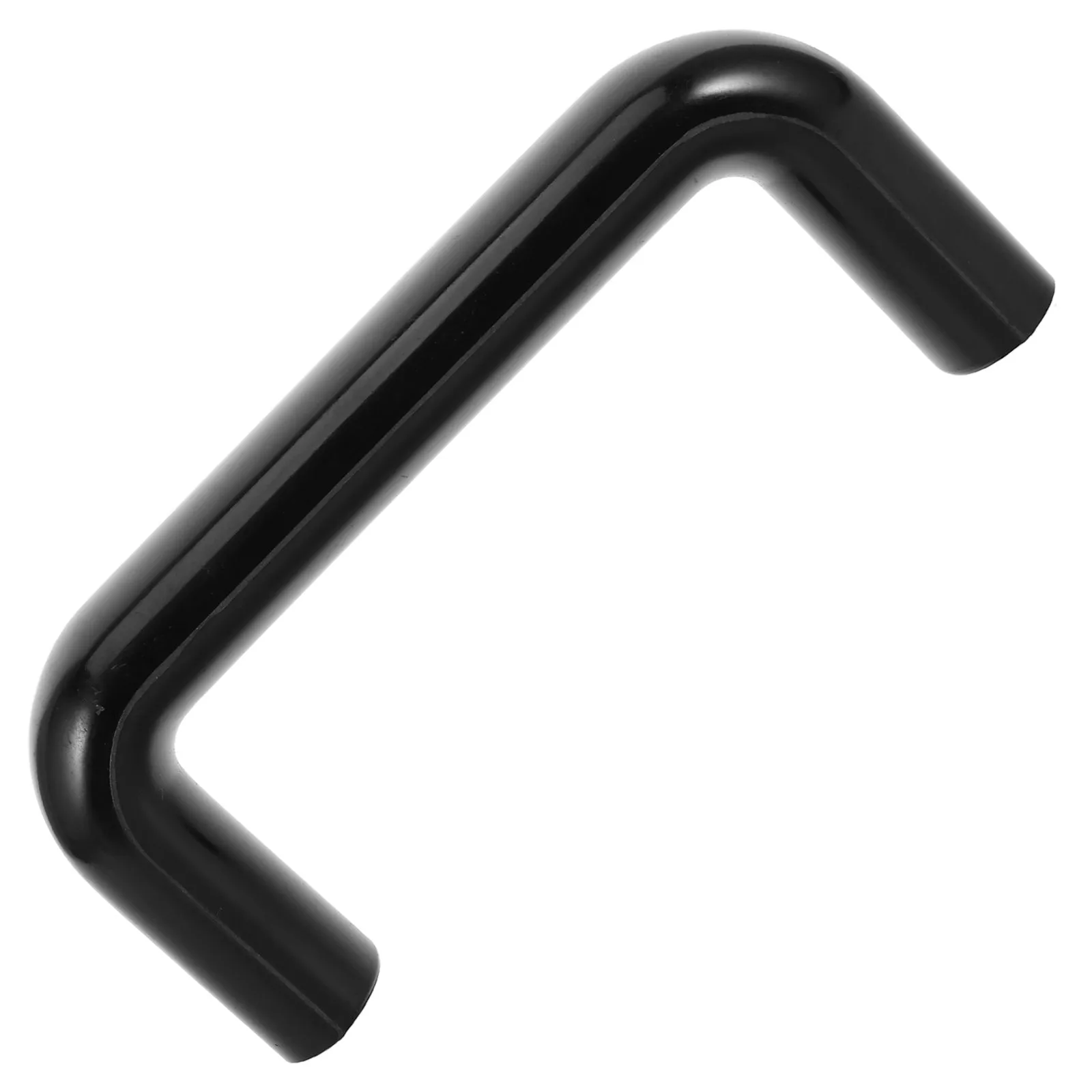 Bakelite U Shape Pull Handle for Industrial Equipment Oven Doors M8 Thread Heavy Duty Black 120Mm Hole Centers Easy Install