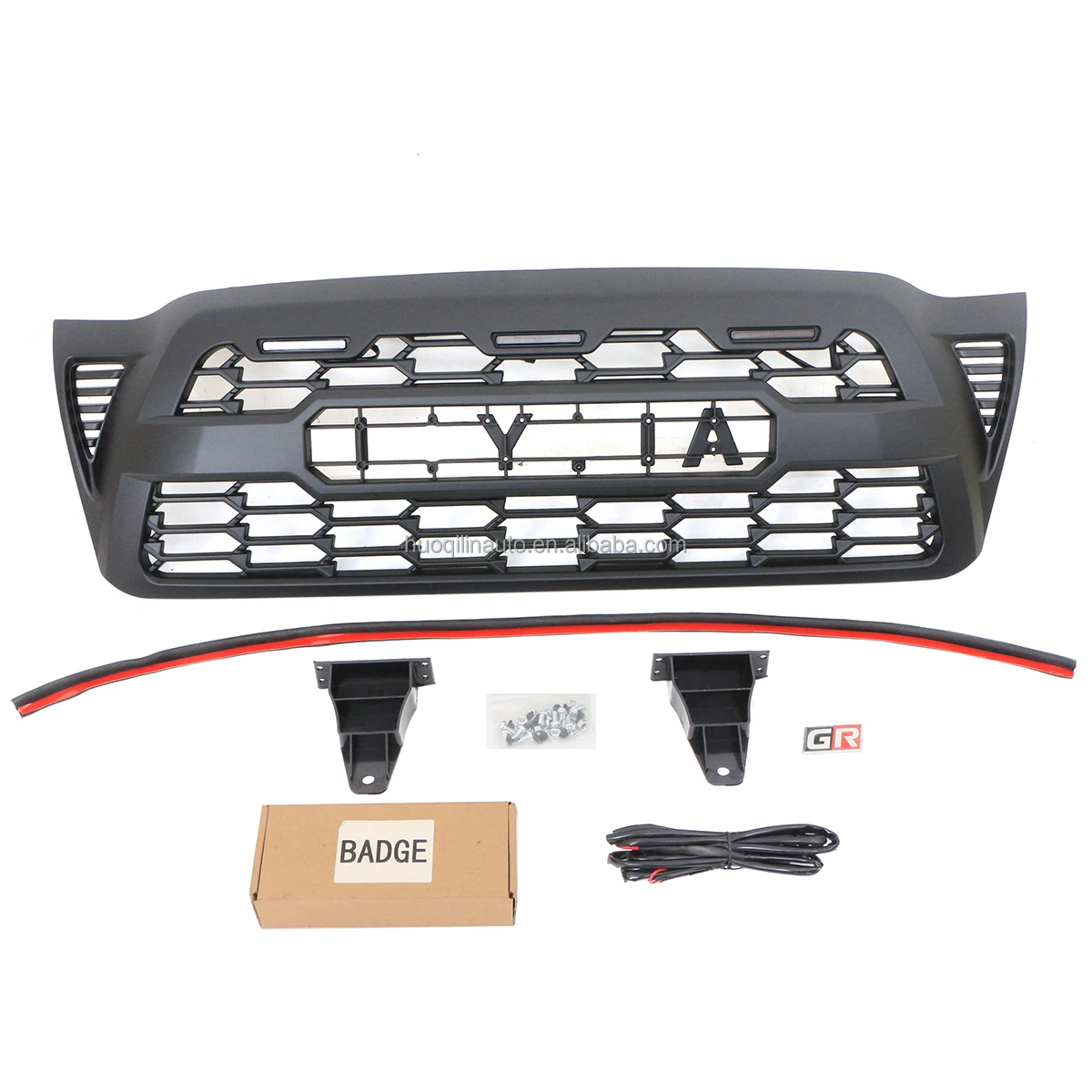 

Pickup Truck Auto Parts Body Kits Offroad Part ABS Plastic Black Front Bumper Grill Parilla Para GR Fit For Tacoma 2005-2011