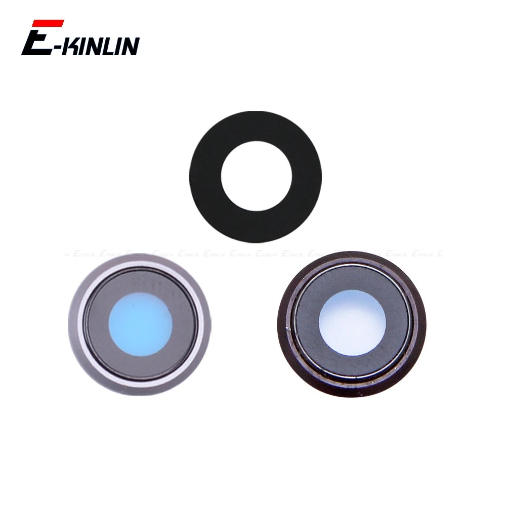 New Back Rear Camera Glass Lens Ring Cover For iPhone SE 2020 2016 With Frame Holder Replacement Parts