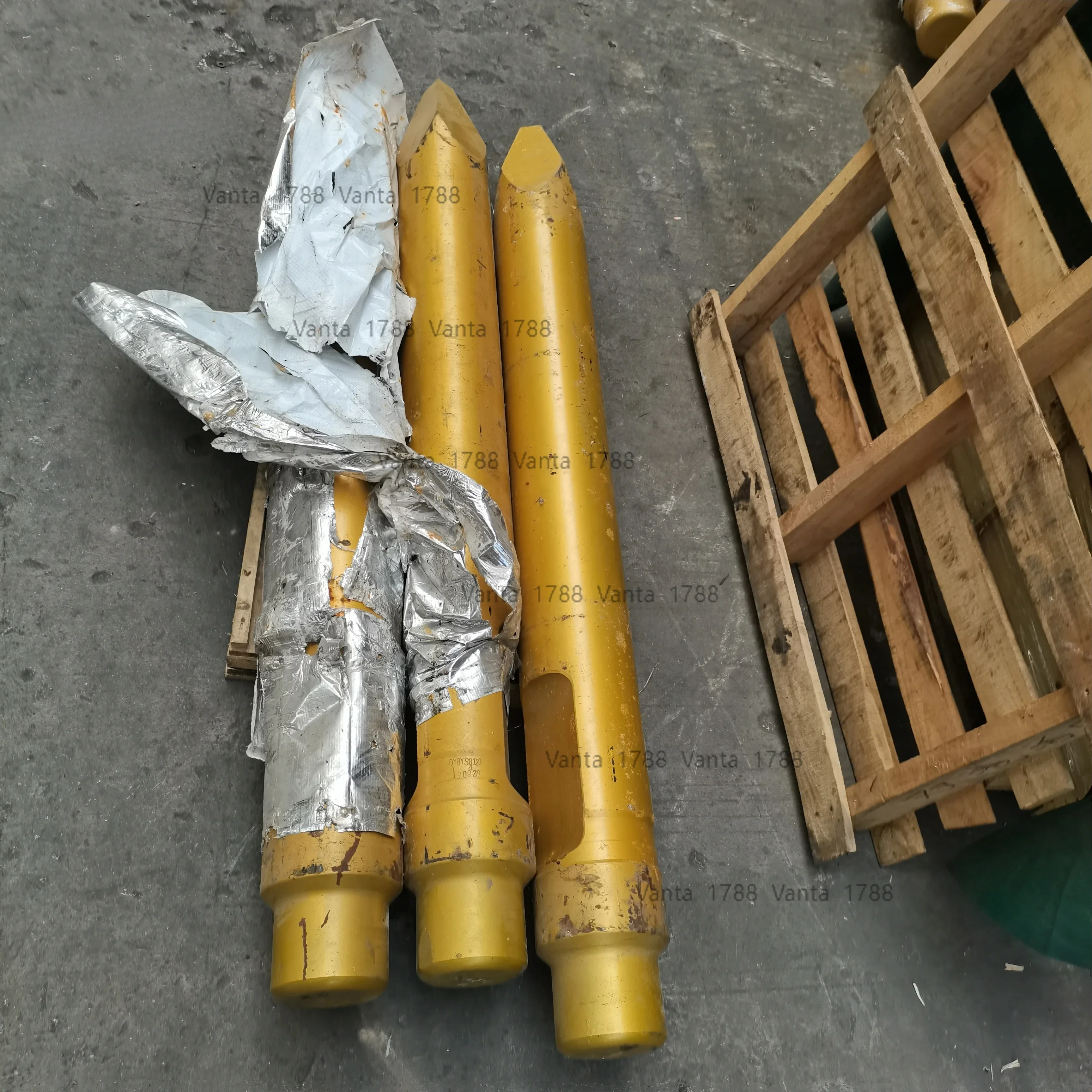 Hydraulic Rock Breaker Chisel Tool 45mm 53mm 60mm 68mm 75mm 85mm 110mm Moil Breaker for Mini Excavator