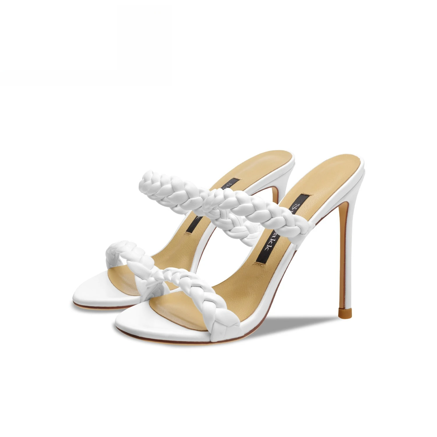 

Royi Store One Word with White Sandals Stiletto Women 2026 New Fashion Summer Wear Fairy Style Slippers Sexy High Heels
