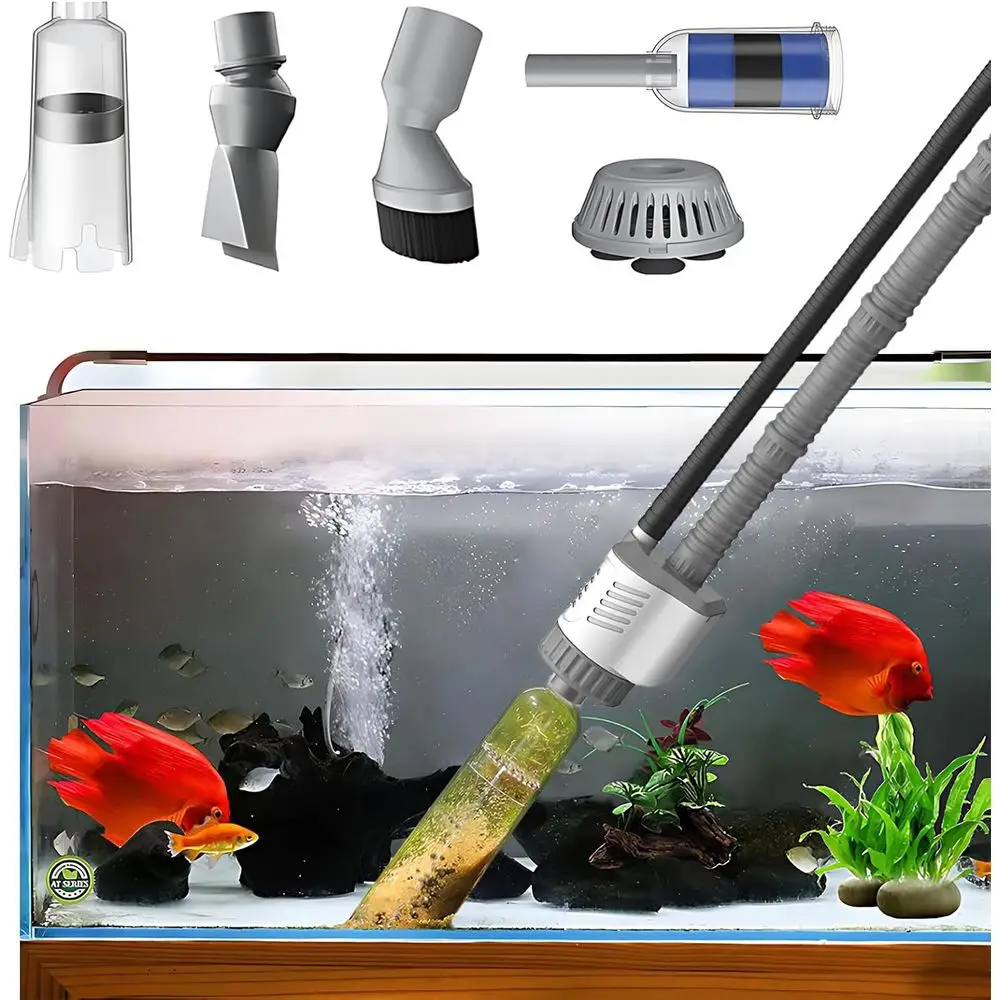 

Очиститель аквариумов и прудов, 15 кПа, с автоматической заменой воды, 30 Вт, высокая мощность, материал ПП, многоуровневый фильтр для очистки гравия или аквариума, Sa