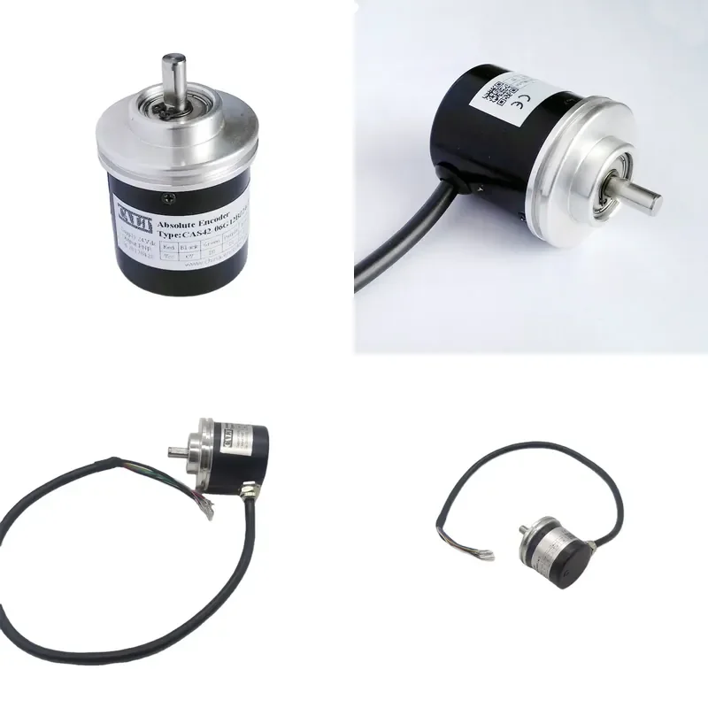 for 6 8 12 16 Station CNC Lathe Turret Rotary Encoder IP66 Protection Class 24VDC 6mm Shaft 42mm Outer Diameter