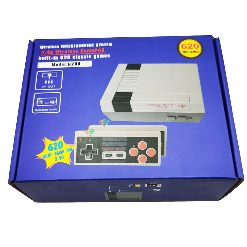 NES620 Game Console Retro Mini Nostalgic 2.4G Wireless Home TV