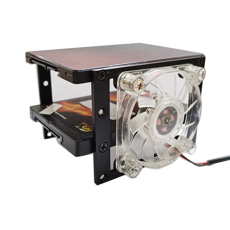 U.2 Hard disk bracket 15mm thick 2.5inch solid state enterprise hard disk rack aluminum alloy heat dissipation