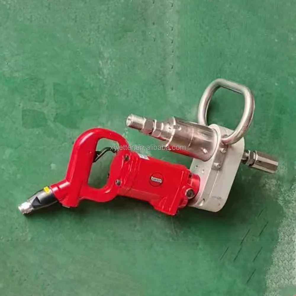 New Hot Selling Industrial Pneumatic Stainless Steel 1500bar Ultra High Pressure Water Jet Rotating Cleaning Gun Ready for Ship