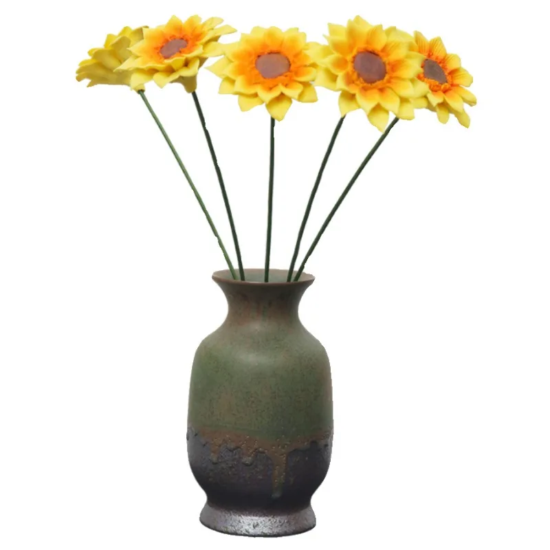 

Sunflower decoration flower living room decoration, TV cabinet flower branches