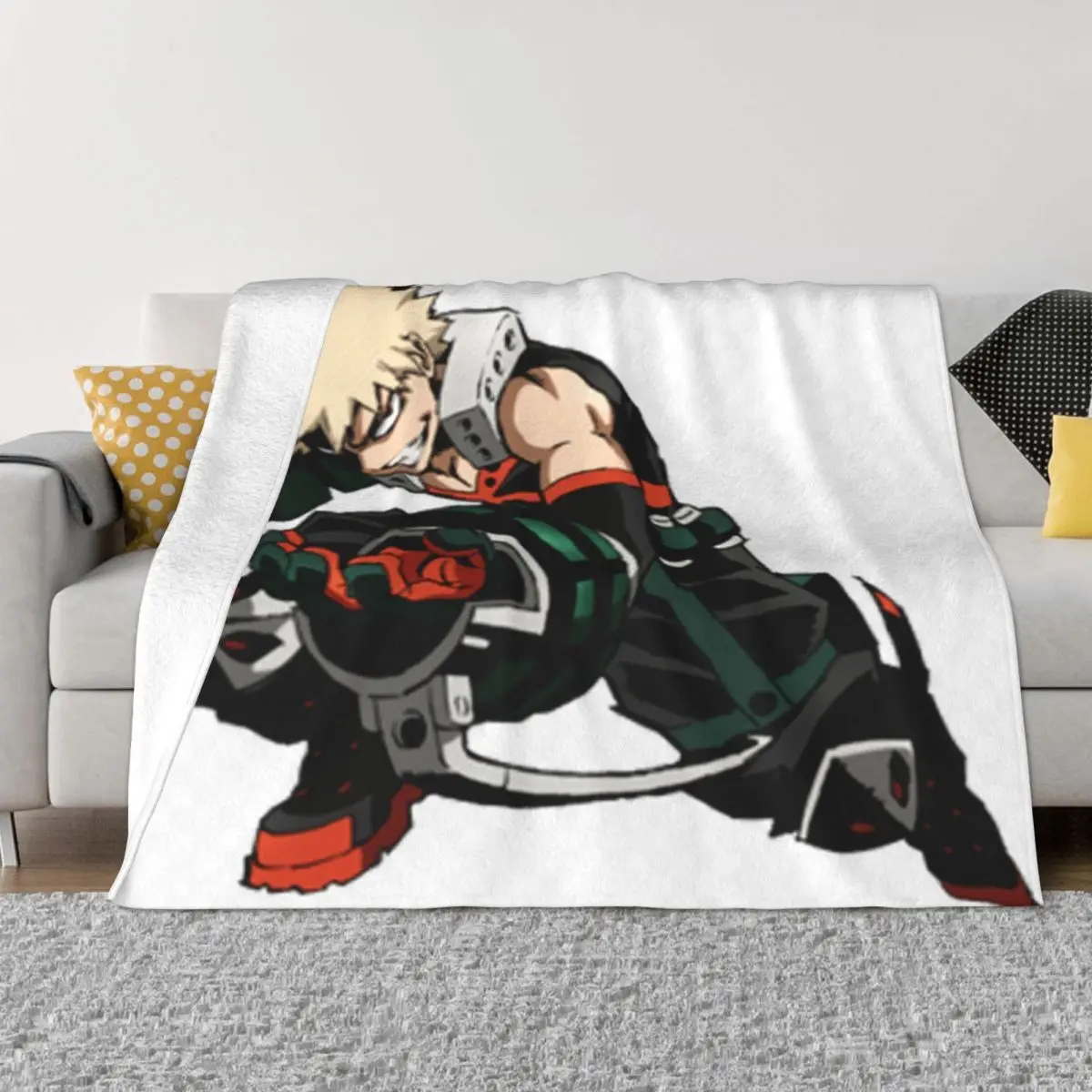 Katsuki Bakugo 1287 Quilt Throw Blanket Home And Decoration Throw Blanket