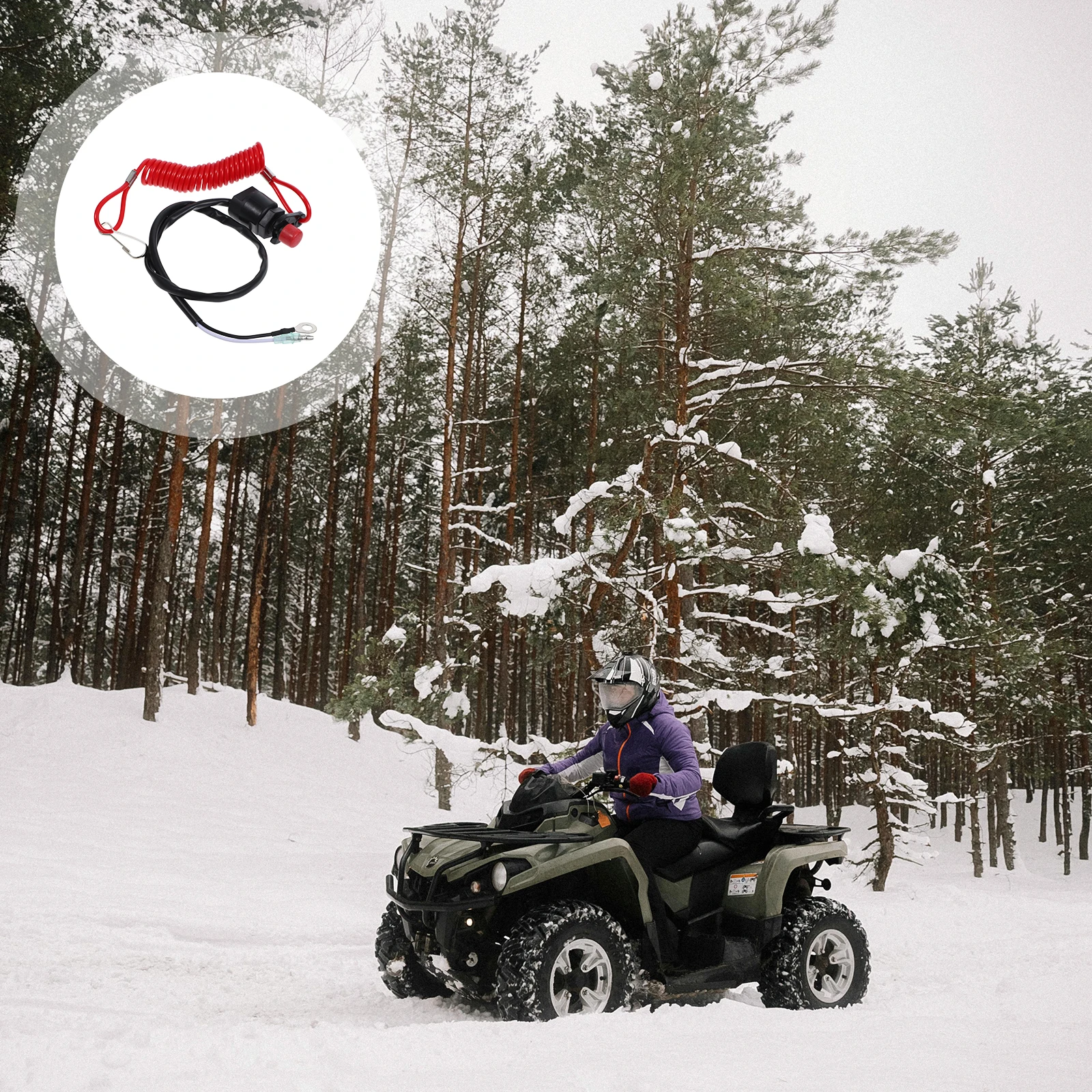 

Boat Engine Safety Cord Emergency Stop Lanyard Durable for Atv Marine Boat Safety Marine Engine Lanyard