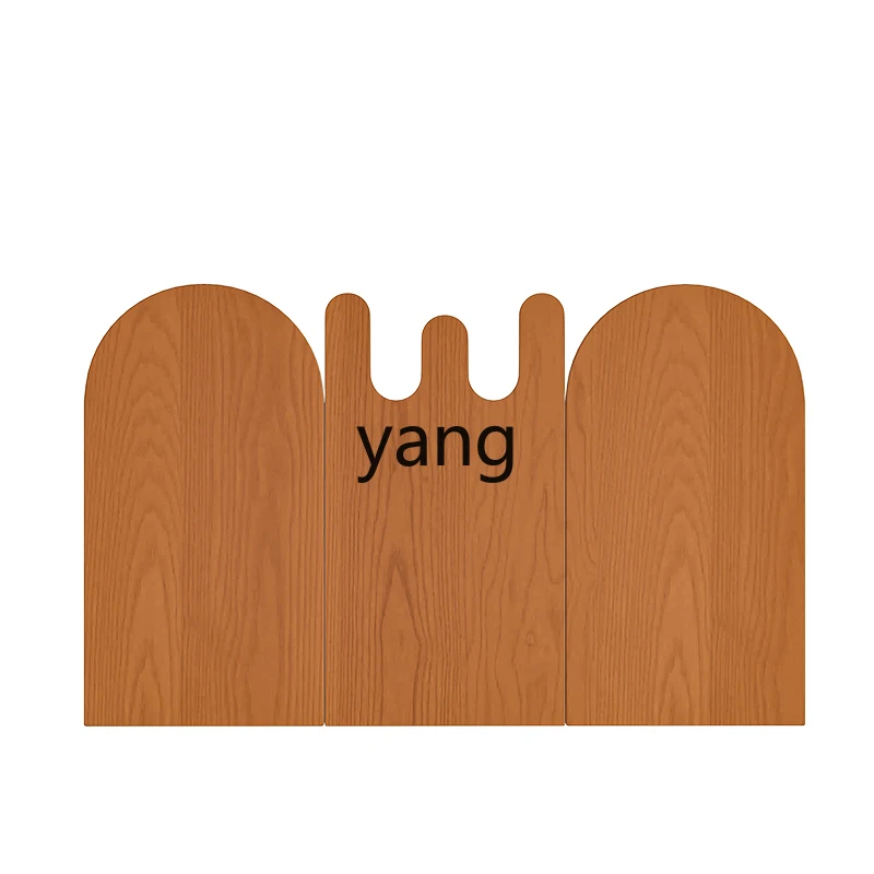 Yjq Solid Wood Retro Children's Room Wall Panel Bedroom Movable Baffle Decorative Board Background Wood Board