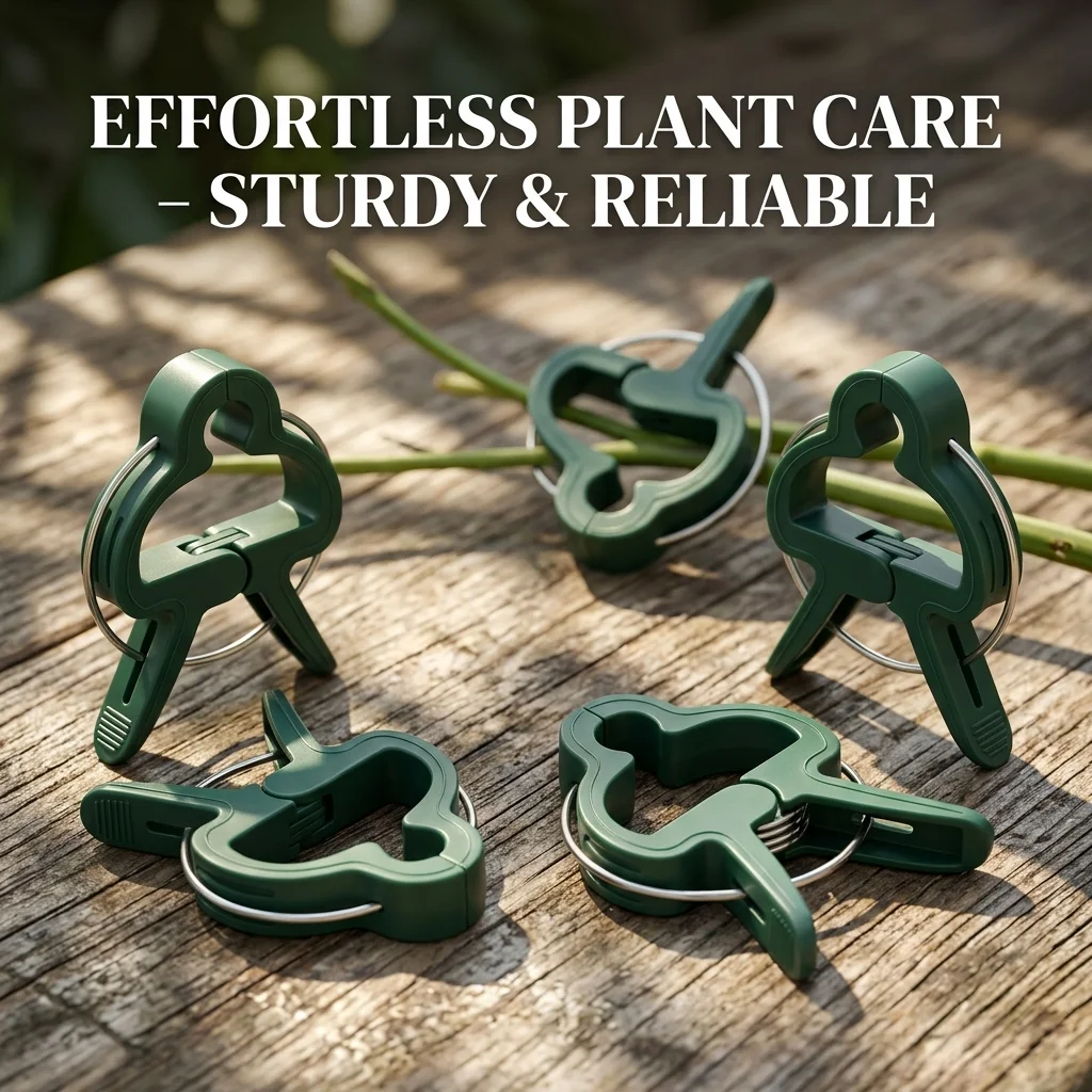 Garden Plant Support Clips Plant Clips for Vine Tomato Flower Stem Fixing Clips Greenhouse Plant Clamps for Climbing Vegetables