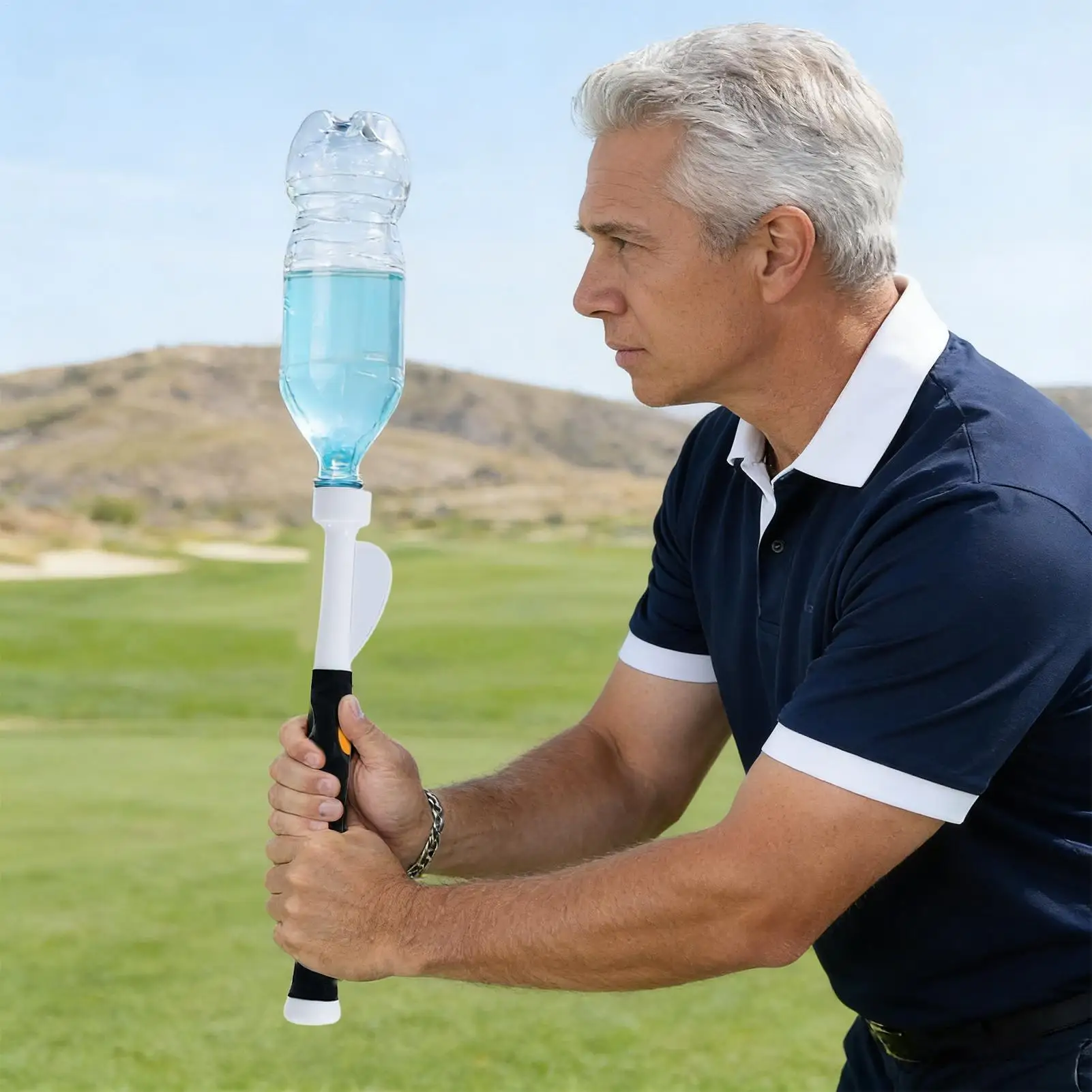 Golf Swing Aid Portable Instant Feedback Portable Golf Swing Speed Trainer For Men Women Indoor Outdoor Home Gym Garden Patio