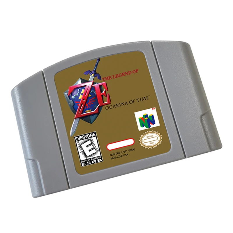 Картридж для видеоигр The Legend of Zel Ocarina of Time, американская версия для игровой консоли N64