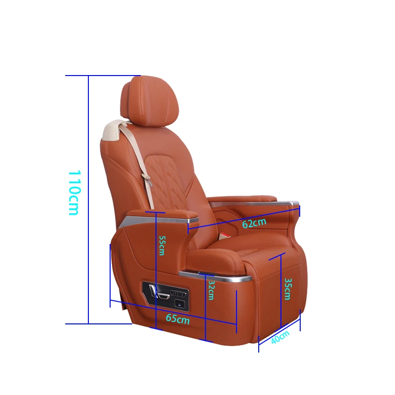 RV aviation seat SUV luxury seat commercial vehicle MPV single luxury aviation seat color can be selected by yourself.