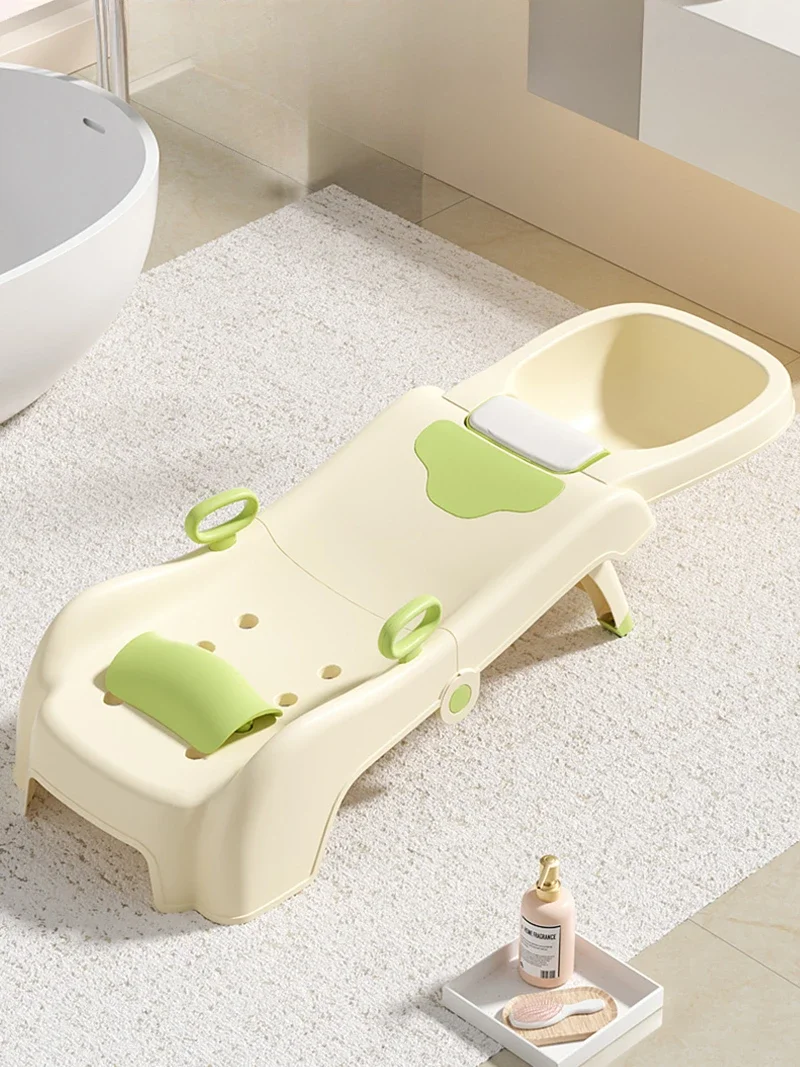 

Japanese Childrens Recliner Specific Shampoo Chairs Household Baby Sitting Lying Folding Shampoo Chairs Comfort Furniture