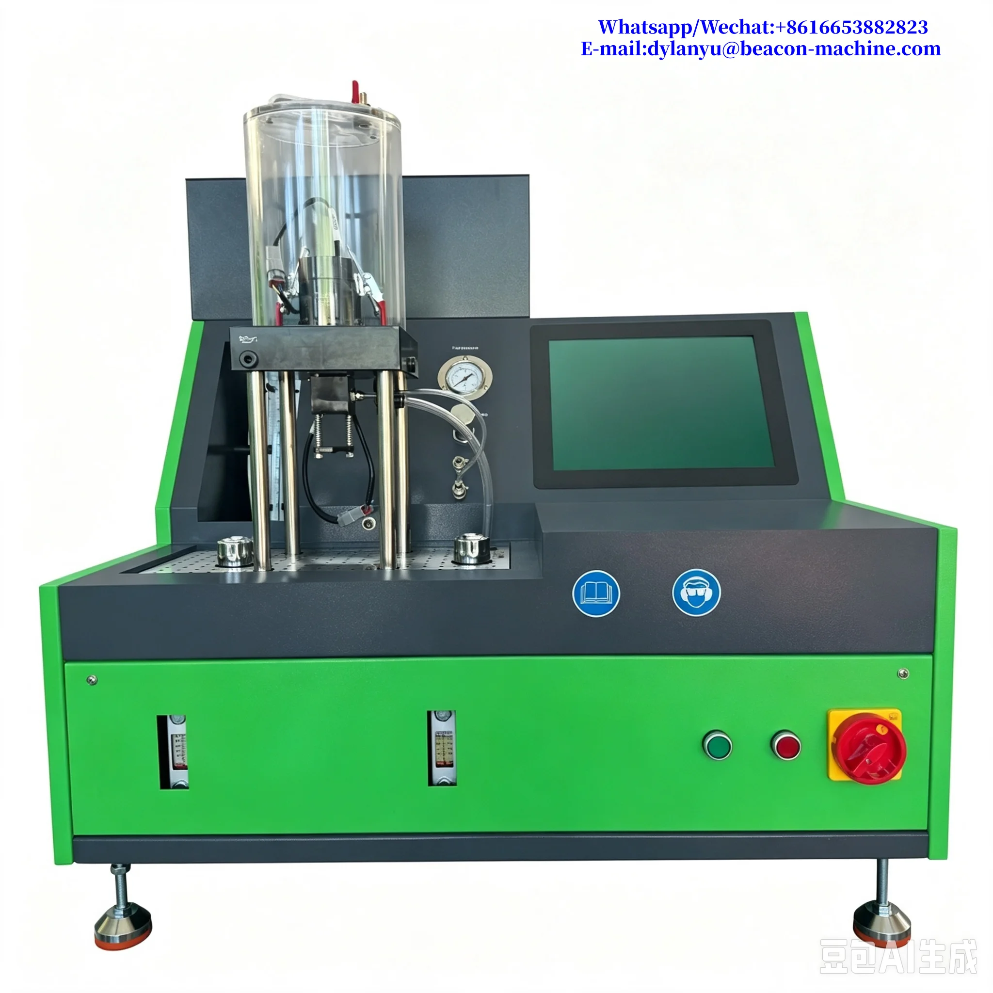 Dual Oil System HEUI Common Rail Injector Test Bench HEUI-FS Diesel Fuel Injector Testing Repair Machine