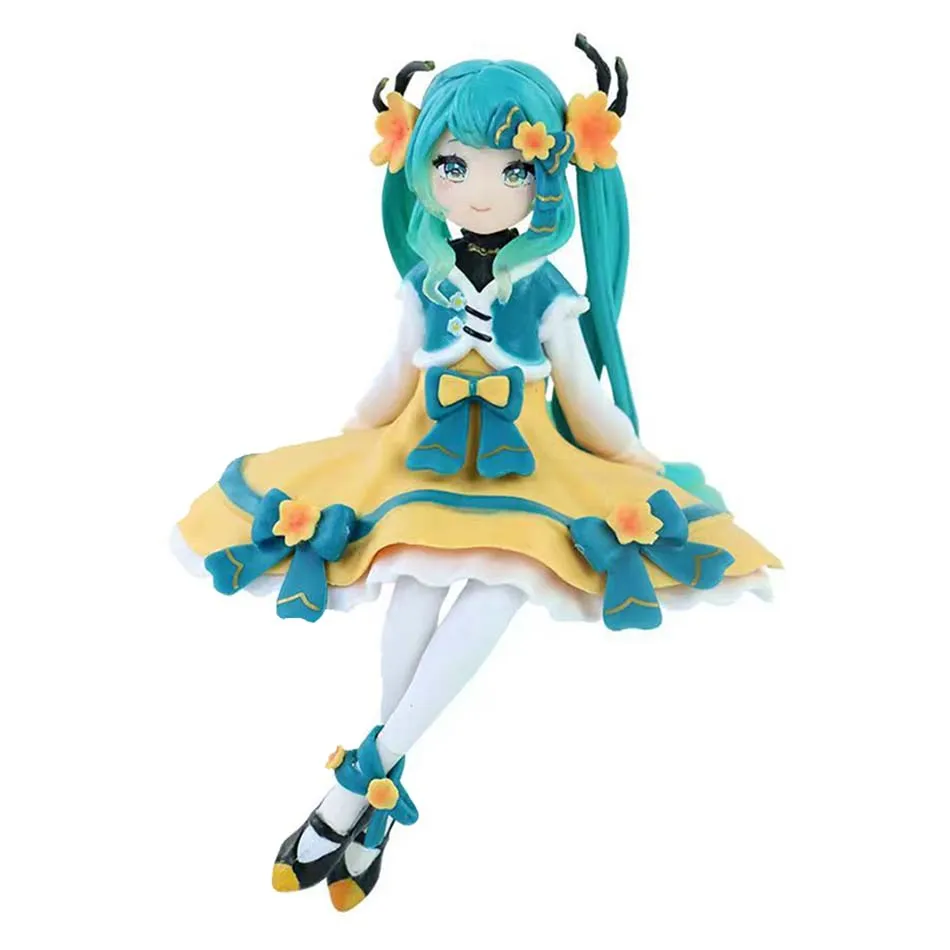 Nueva Figura de Anime de Hatsune Miku, Juguetes de Colección de Hadas de Flores, MIKU Kawaii, Figura de Acción de PVC, Muñecas de Dibujos Animados, Regalos de Cumpleaños
